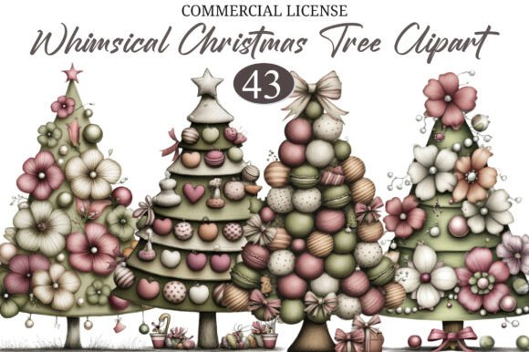 Download Whimsical Christmas Tree Clipart - Christmas tree clipart Collection