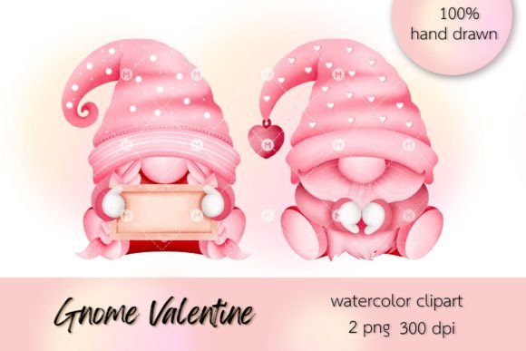 Download Valentine Gnome Clipart - Valentine gnome Collection