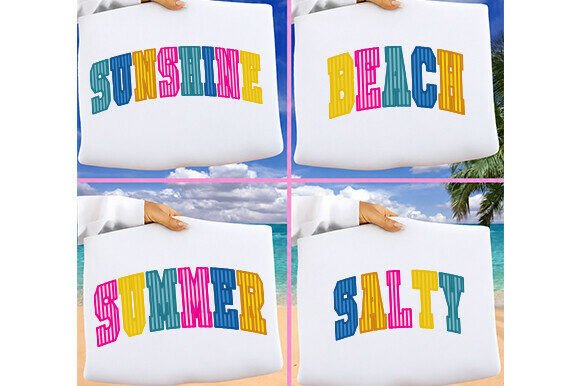 Download Stripes Summer Bundle Png, Salty Beach - Summer bundle Collection